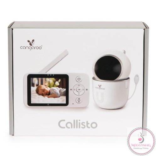 CANGAROO CALLISTO bébimonitor, bébiőr LCD 7cm kijelzővel FEHÉR