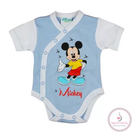 Disney Mickey rövid ujjú body kék, 50-es