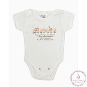 Rövid ujjú body Megy a gőzös 56