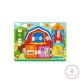 Tooky Toy Reteszes Montessori fa tábla, matatófal, KÉSZLETEN A BOLTBAN!