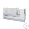 Lorelli MiniMax kombi ágy 72x190 - White / Baby blue