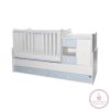 Lorelli MiniMax kombi ágy 72x190 - White / Baby blue