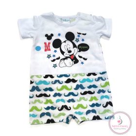   Disney Mickey mintás fiú rövid ujjú napozó bajusz, 86-os