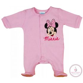   Disney Minnie elöl patentos hosszú ujjú baba rugdalózó 56-os