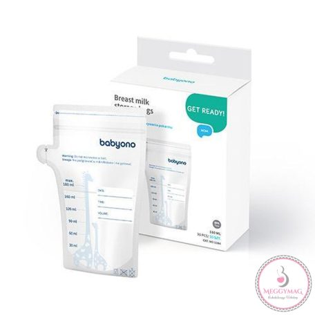 BabyOno anyatejtároló tasak - eldobható 30db 180ml