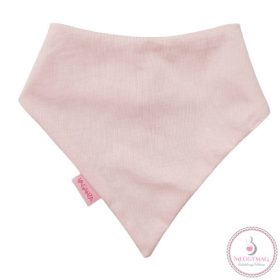   Vaganza babasál, nyálkendő pamut háromszög - Rózsaszín 