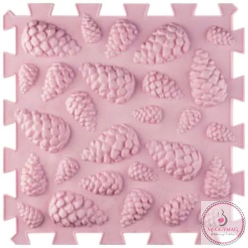 Ortho Puzzle: Ortopédiai masszázs szőnyeg szett, 12 db-os – Macaroons