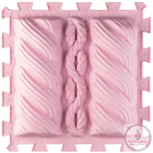 Ortho Puzzle: Ortopédiai masszázs szőnyeg szett, 12 db-os – Macaroons