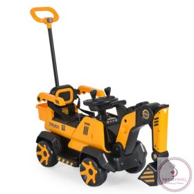   BUMBLEBEE ráülős akkus vezethető kotrógép 50kg-ig SÁRGA/FEKETE