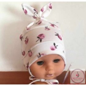 Minimanó megkötős pamut sapka 34 cm