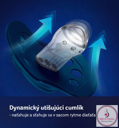 Lovi dinamikus nyugtató cumi Stardust Lila 6-18 hó  2db