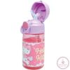 Hello Kitty Unicorn műanyag szívószálas kulacs akasztóval 350 ml