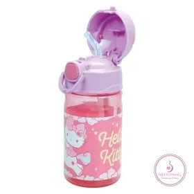   Hello Kitty Unicorn műanyag szívószálas kulacs akasztóval 350 ml