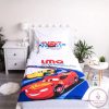 Disney Verdák Racing Hero gyerek ágyneműhuzat 100×135cm, 40×60 cm