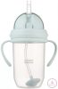 Canpol babies Súlyozott szívószálas itatópohár, 270ml, menta