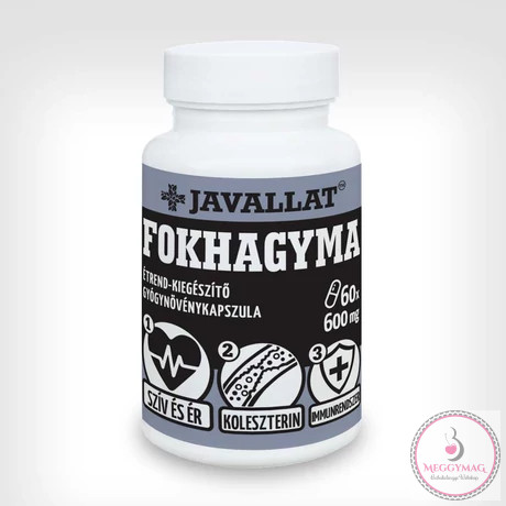 Fokhagyma étrend-kiegészítő kapszula 