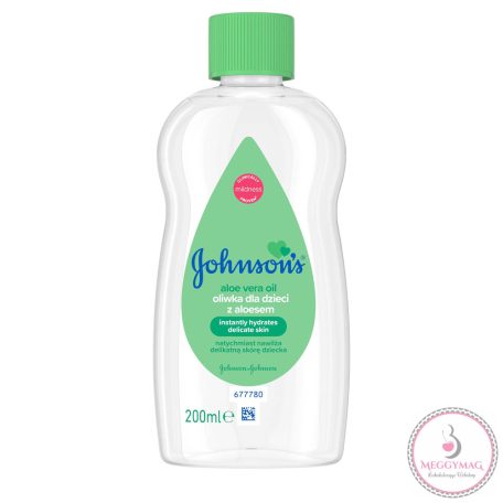 Johnson's baby babaolaj 200ml aloe verával