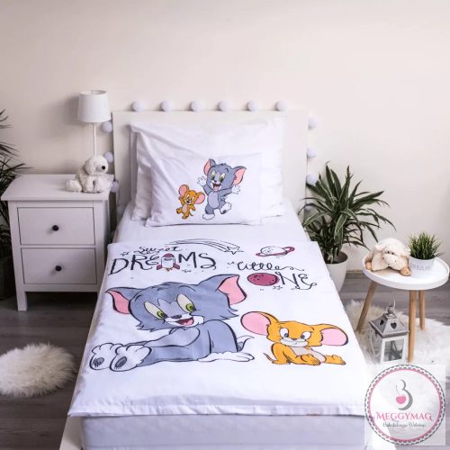 Tom és Jerry Little One gyerek ágyneműhuzat 100×135cm, 40×60 cm