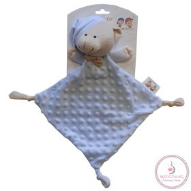   Gamberritos szundikendő - plüss buborékos anyagú hálósapkás maci kék 9353