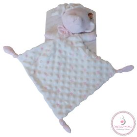   Gamberritos szundikendő plüss buborékos anyagú csillag-mintás hálósapkás maci rózsaszín 10177