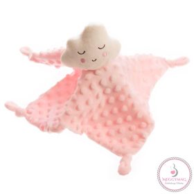   Gamberritos szundikendő plüss buborékos anyagú felhő rózsaszín 10671