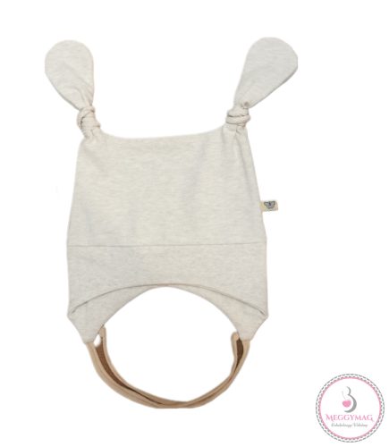 Symbyo baba füles sapka, Bézs, 45-50 cm (kb. 1-2 éves)