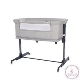   Lorelli Milano 2 az 1-ben szülői ágyhoz csatlakoztatható kiságy és utazóágy Grey 