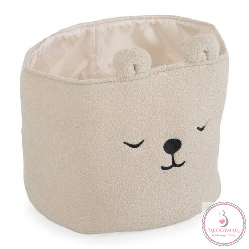 MILO tároló kosár 30x30cm M méret ivory/ BÉZS