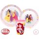 Disney Hercegnők True étkészlet, micro műanyag szett, pohárral 260 ml