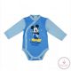 Disney Mickey elöl patentos hosszú ujjú baba body 44-es