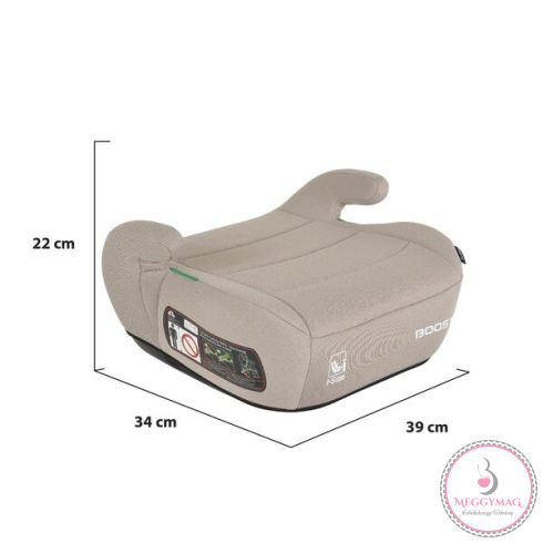Moni BOOST Prémium autós ülésmagasító 125-150 cm Bézs, KÉSZLETEN A BOLTBAN!