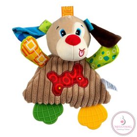   Bali Bazoo 81227 Pedro kutyus textil rágóka színes 0+, KÉSZLETEN A BOLTBAN!