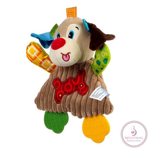 Bali Bazoo 81227 Pedro kutyus textil rágóka színes 0+, KÉSZLETEN A BOLTBAN!