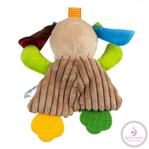 Bali Bazoo 81227 Pedro kutyus textil rágóka színes 0+, KÉSZLETEN A BOLTBAN!