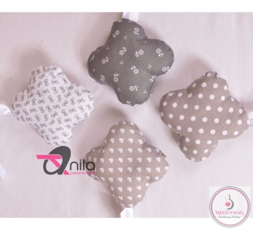 Dekor párna szett szürke színvilágban