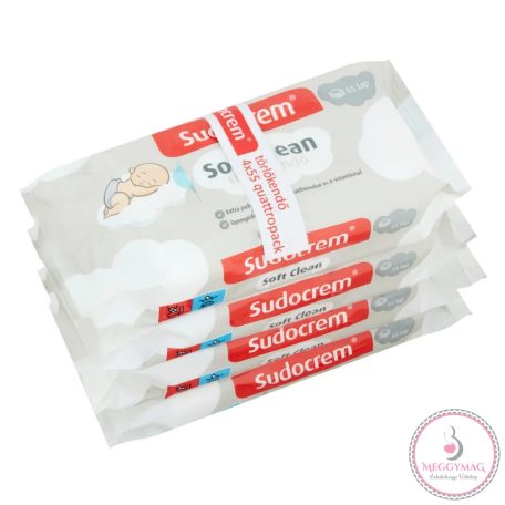 Törlőkendő Sudocrem Soft quattro pack (4x55 db) - 220 db 