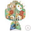 Zopa fa játék montessori fa formájú