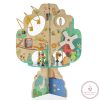 Zopa fa játék montessori fa formájú