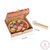 Zopa fa játék pizza dobozban