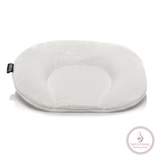 Zopa párna babáknak - laposfejűség elleni memóriahabos ergonomikus Tencel fehér