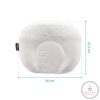 Zopa párna babáknak - laposfejűség elleni memóriahabos ergonomikus Tencel fehér
