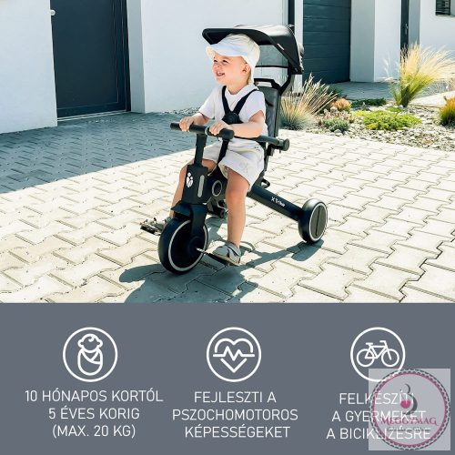 Zopa tricikli - X Trike tolókarral District Green