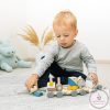 Zopa fa játék húzható kisvonat