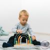 Zopa fa játék golyós számoló szivárvány