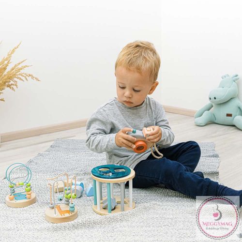 Zopa fa játék fényképezőgép szürke/piros