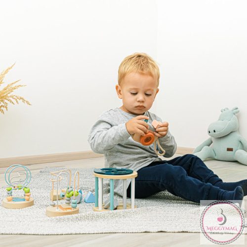 Zopa fa játék fényképezőgép szürke/piros