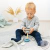 Zopa fa játék gyűrűtorony kék