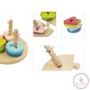 Zopa fa játék puzzle geometriai formák montessori