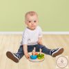 Zopa fa játék puzzle geometriai formák montessori