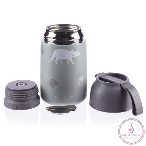 Zopa étel termosz - rozsdamentes acél, szilikon fogantyúval 620 ml Dino